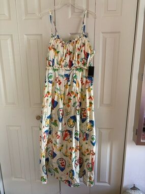Eloquii Summer Print Maxi Dress